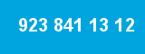 923 841 13 12